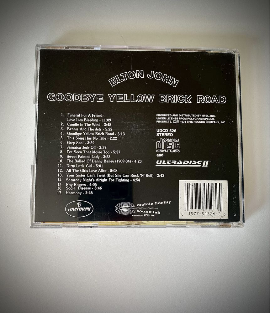 CD-Goodbye Yellow Brick Road, Elton John,24kt Gold Plated