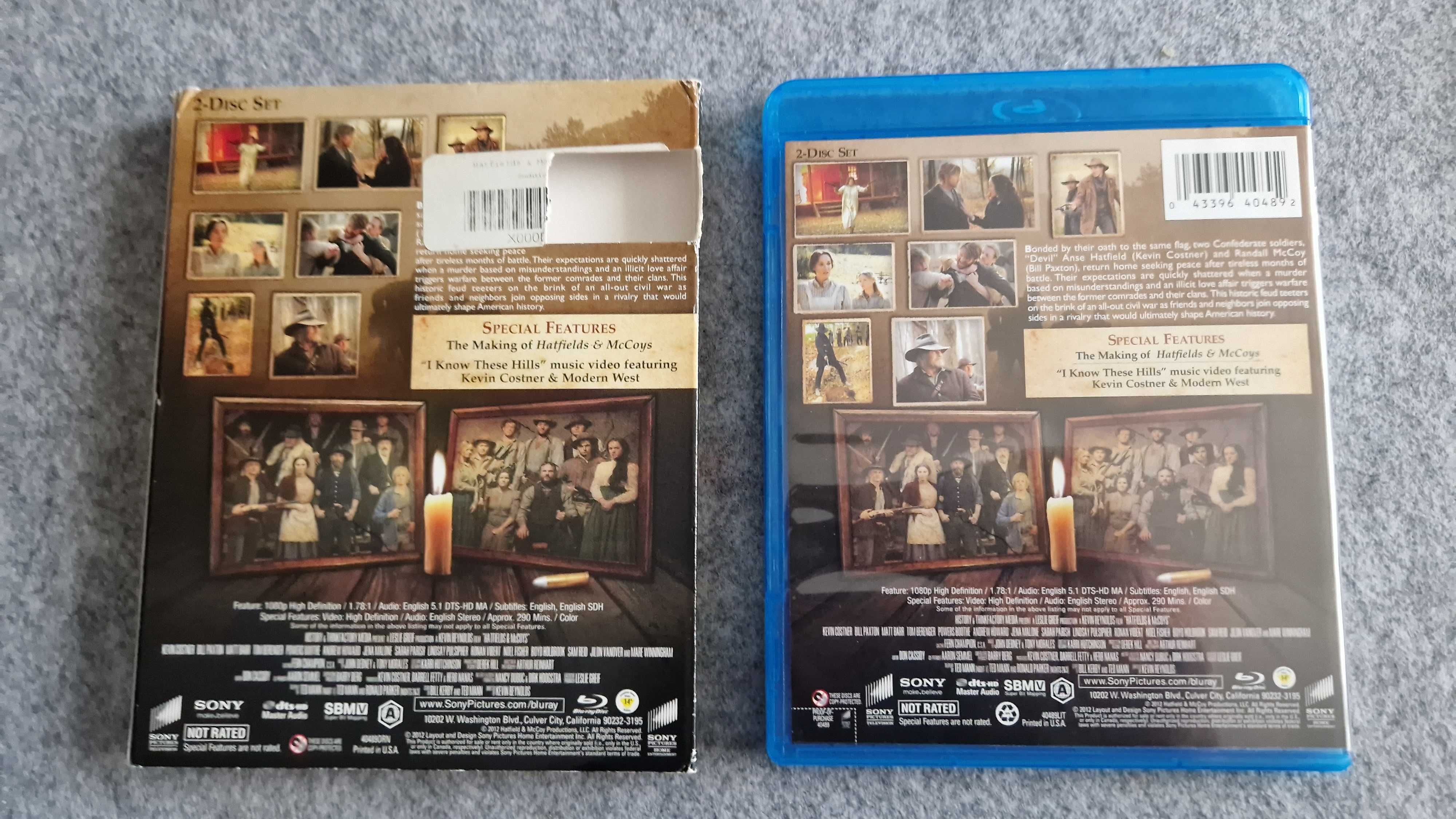 blu ray Hatfields & McCoys  w slipcover