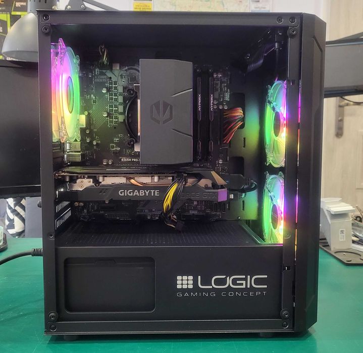 NOWY PC DO GIER | i3-13100F 4,50Ghz | RTX 3050 6GB | 16GB | SSD 512GB