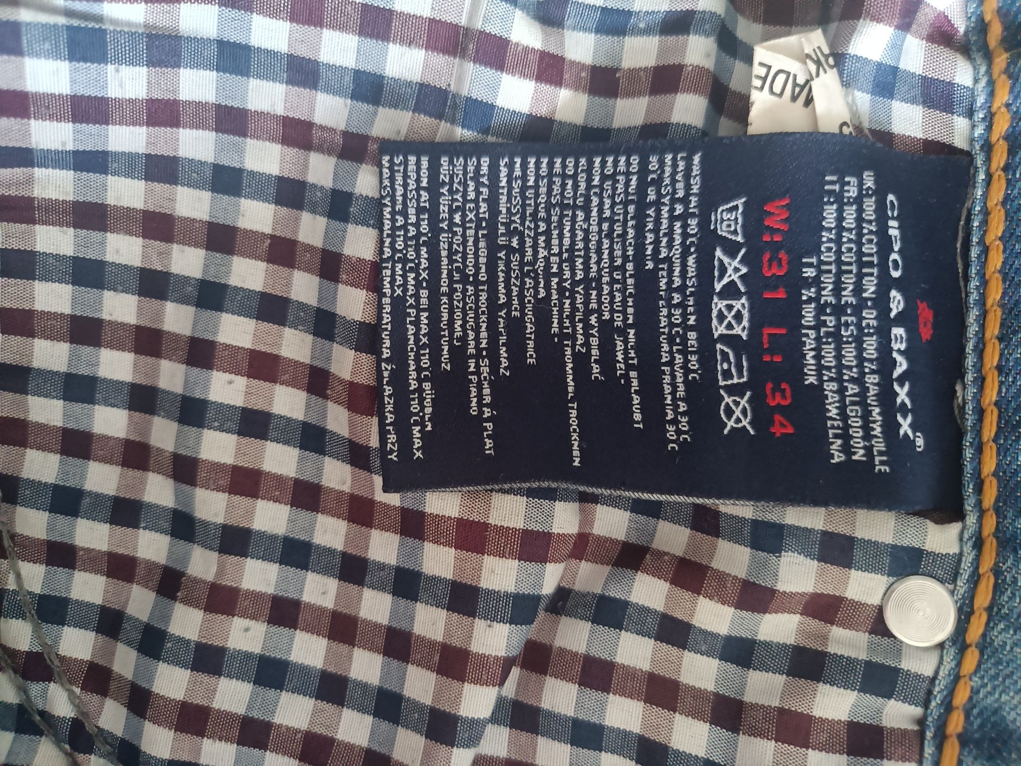 Spodnie męskie Cipo Baxx 31/34