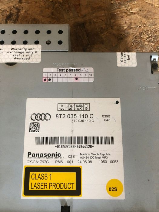 Audi A4 B8 A5 Zmieniarka CD 8T2035110C