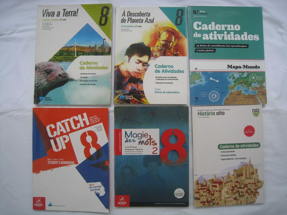 Cadernos de Atividades do 8º ano