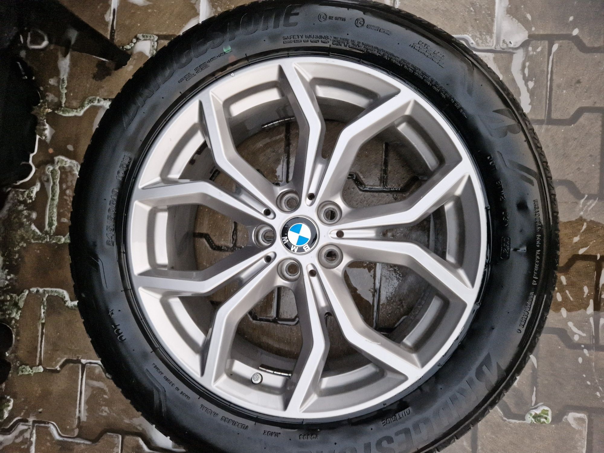 Oryginalne Koła BMW X3 G01 X4 G02 245/50R19 105W Bridgestone 21r.