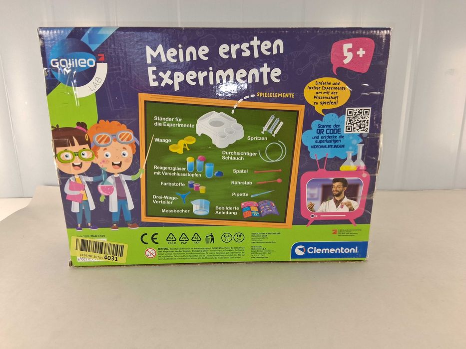 N083 Galileo Lab Moje Pierwsze Eksperymenty Clementoni 5+