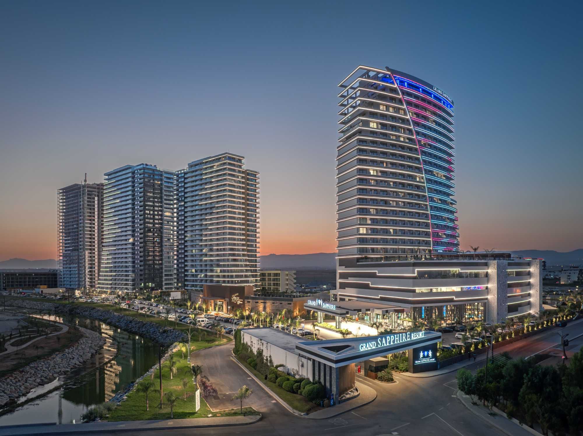 Luksusowe studio na Cyprze – Long Beach Iskele z widokiem na morze