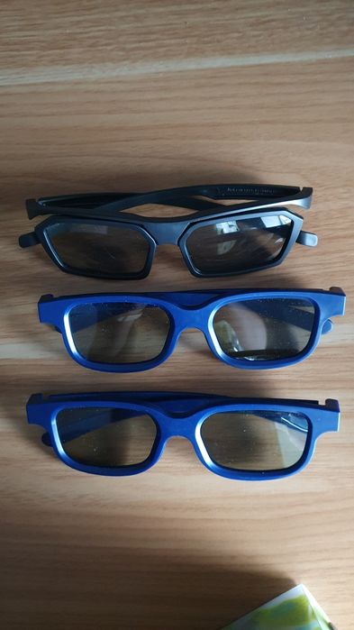 Okulary 3D 3 sztuki