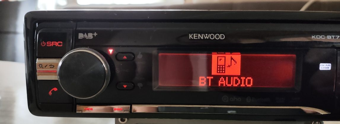 Автомагнітола Kenwood KDC-BT73DAB Bluetooth,AUX,USB,CD