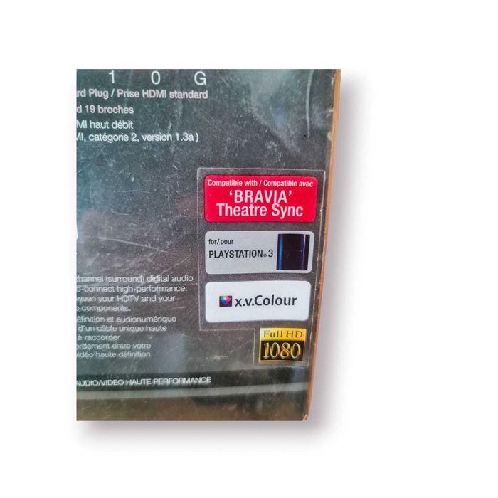 Cabo HDMI Sony DLC-HD10G– 1 m– Alta Velocidade /Full HD 1080p (selado)