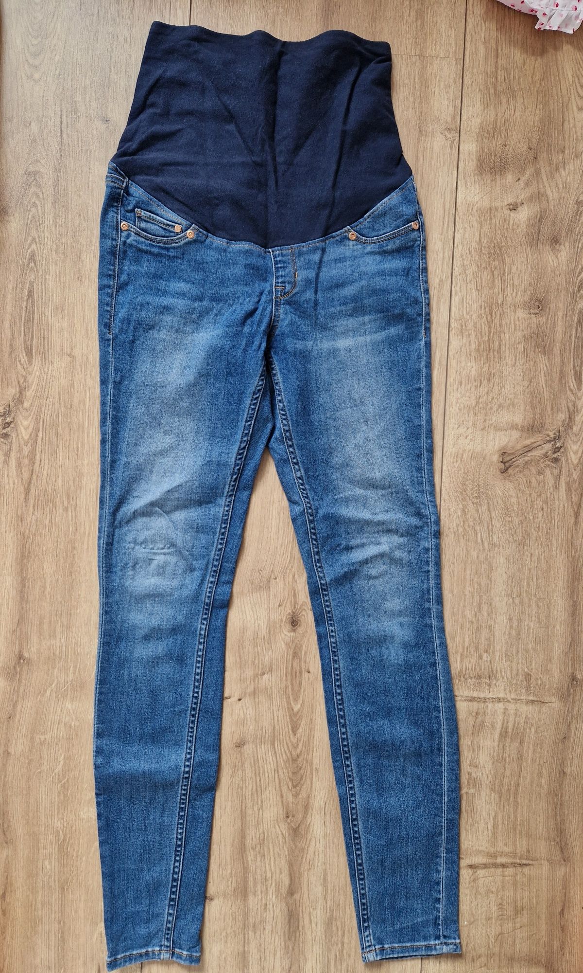 Jeans jeansowe spodnie ciążowe H&M Mama 34/36 xs/s