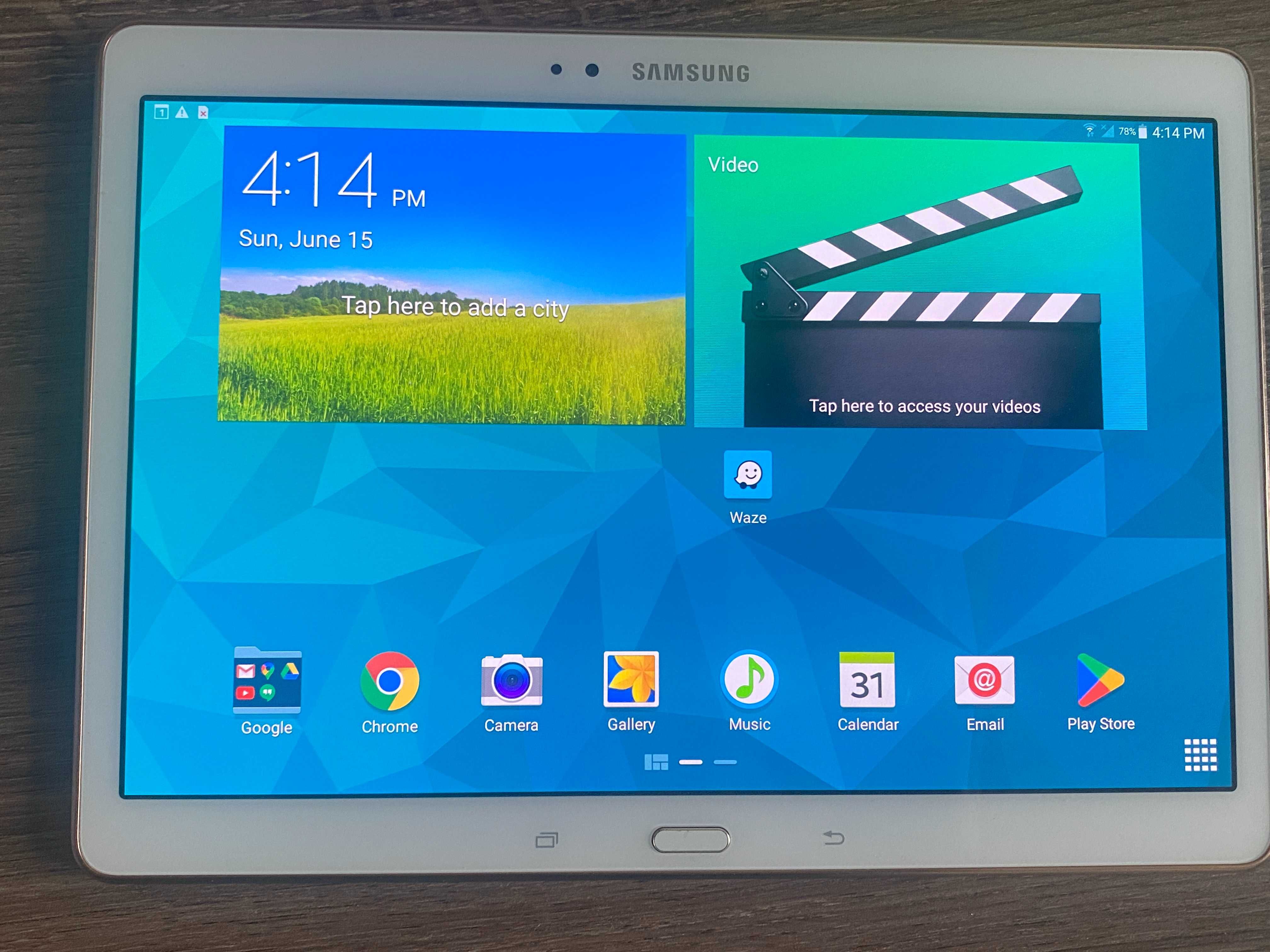 Продам планшет Samsung  Galaxy Tab S SM-T807V 16GB White Verizon