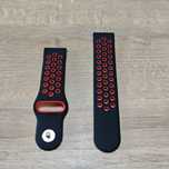 Pasek czarno-czerwony 22mm do zegarka, dedykowany dla Xiaomi Mi Watch