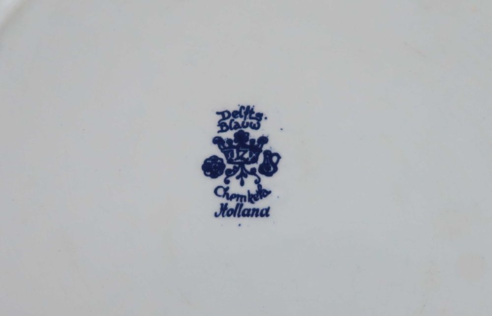 Prato Grande 34 cm - Mulher - Delfts Blauw Chemkefa Holland