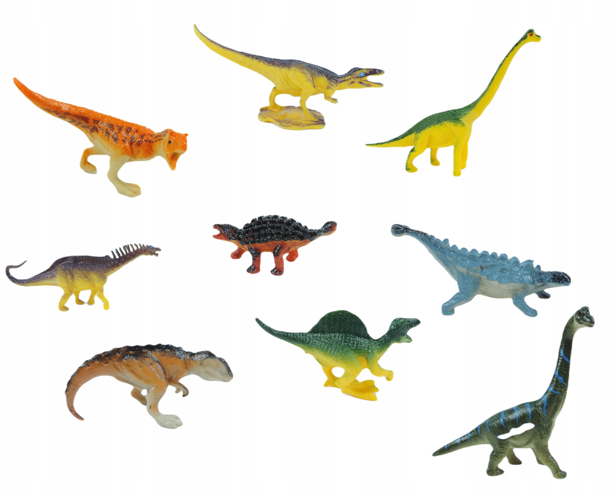 Zestaw 10 Figurki Dinozaurów Dinozaury Dinozaur