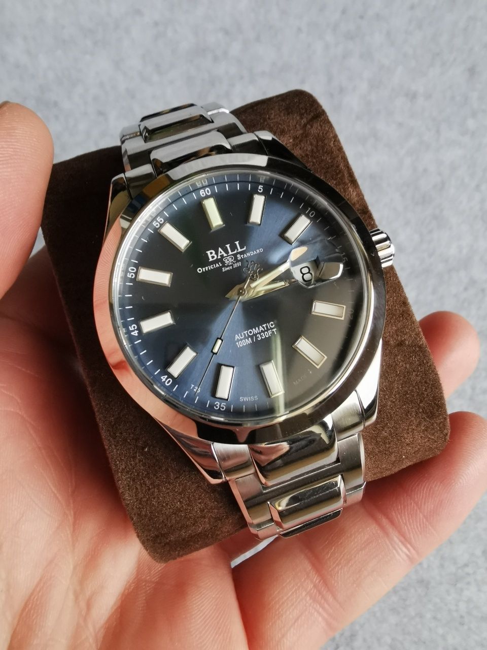 Zegarek Ball Engineer III Marvelight Blue 40 mm w stali 904L