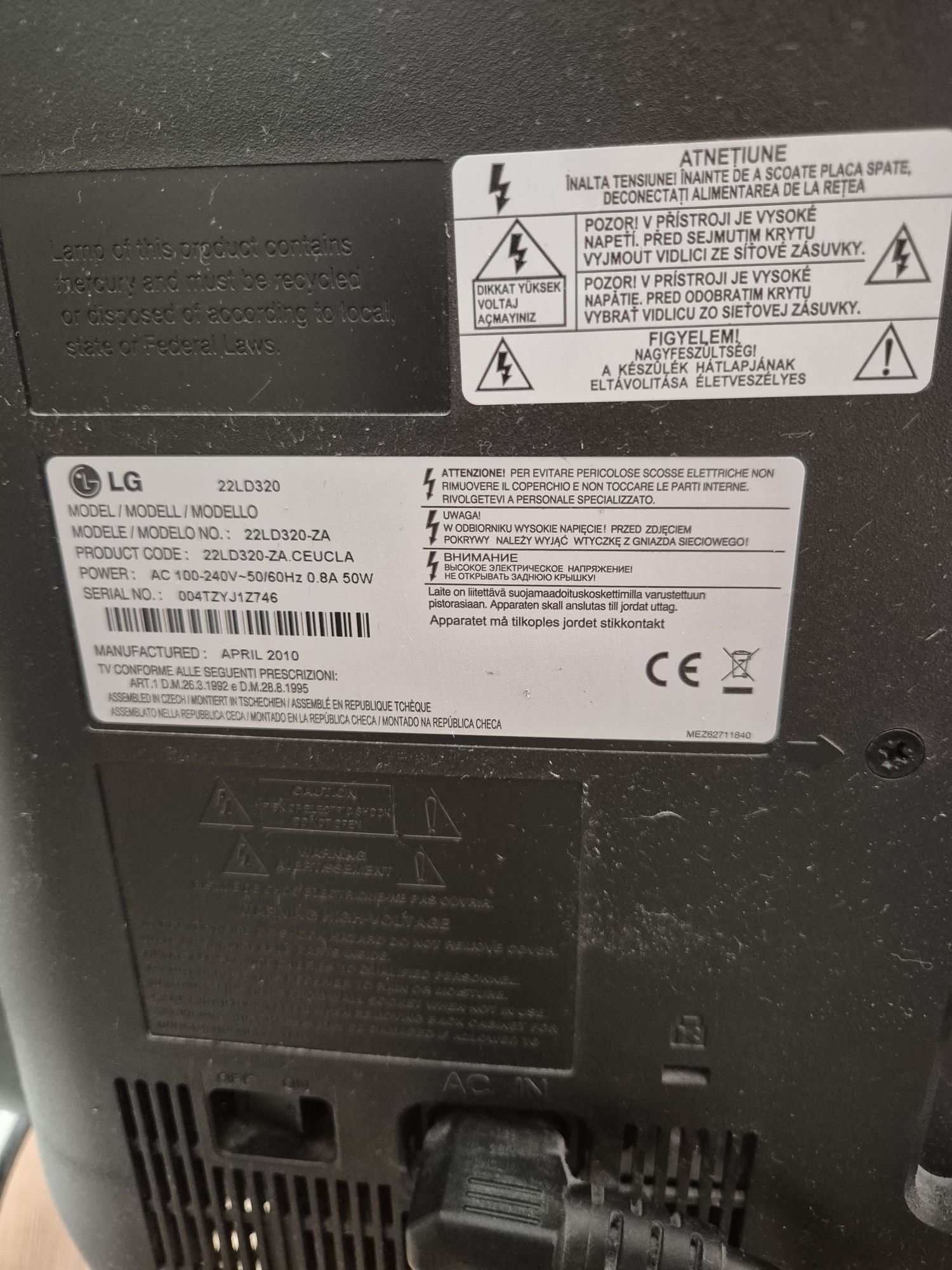 Telewizor LG 22 cale