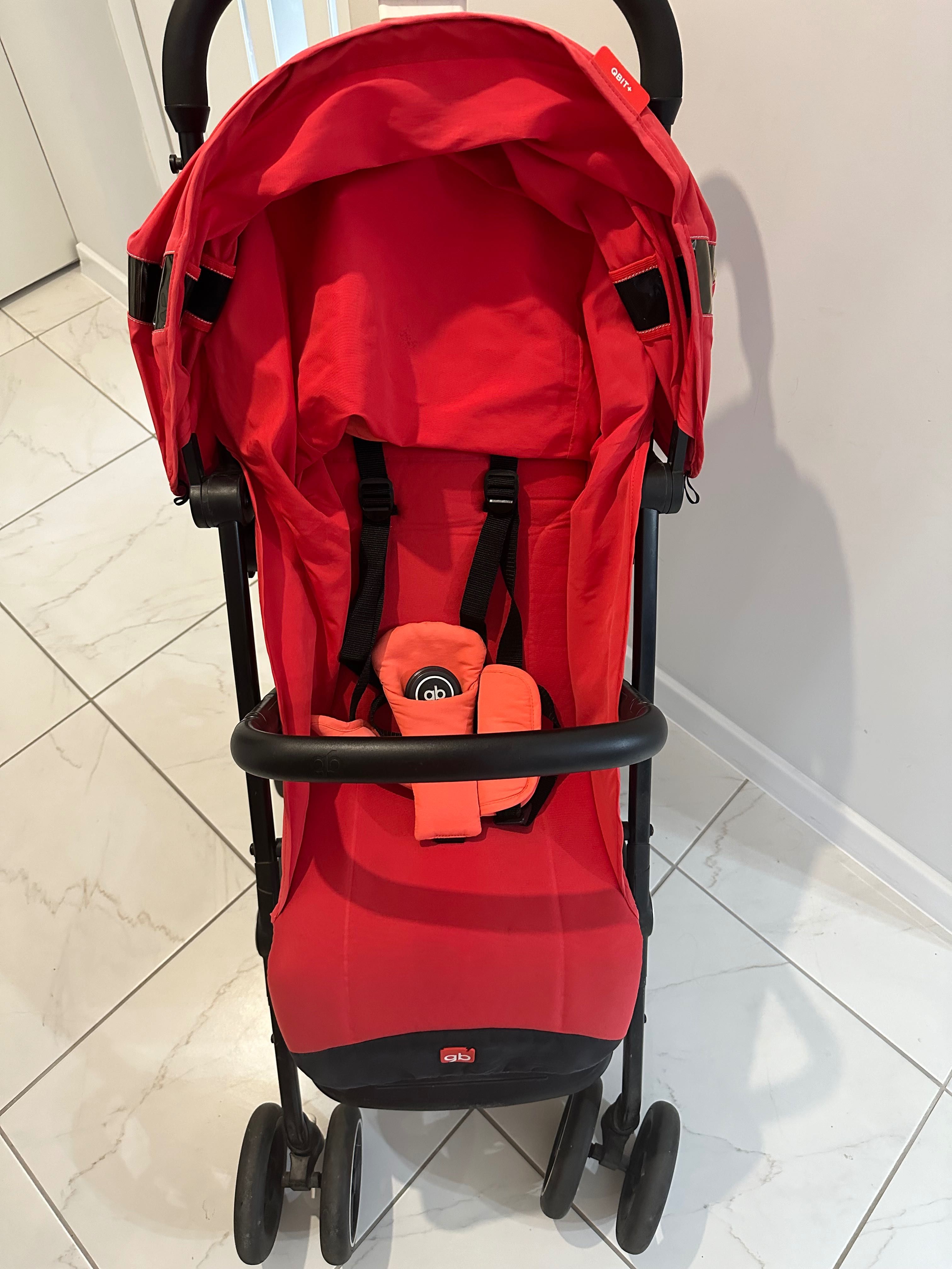 Коляска прогулочная GB Qbit + All Terrain Rose Red