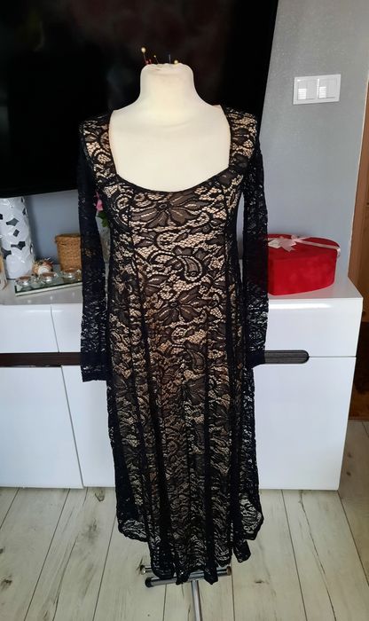 Nowa elegancka sukienka ciążowa koronkowa S, święta, wizytowa