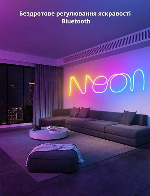 Світлодіодна стрічка Neon RGBIC Smart Led Bluetooth, 5V USB з пультом