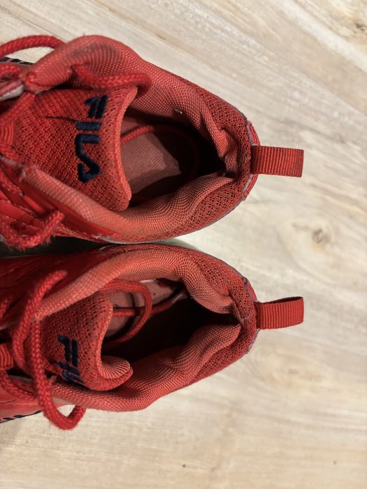 Sneakersy FILA buty sportowe platformy czerwone rozm. 34