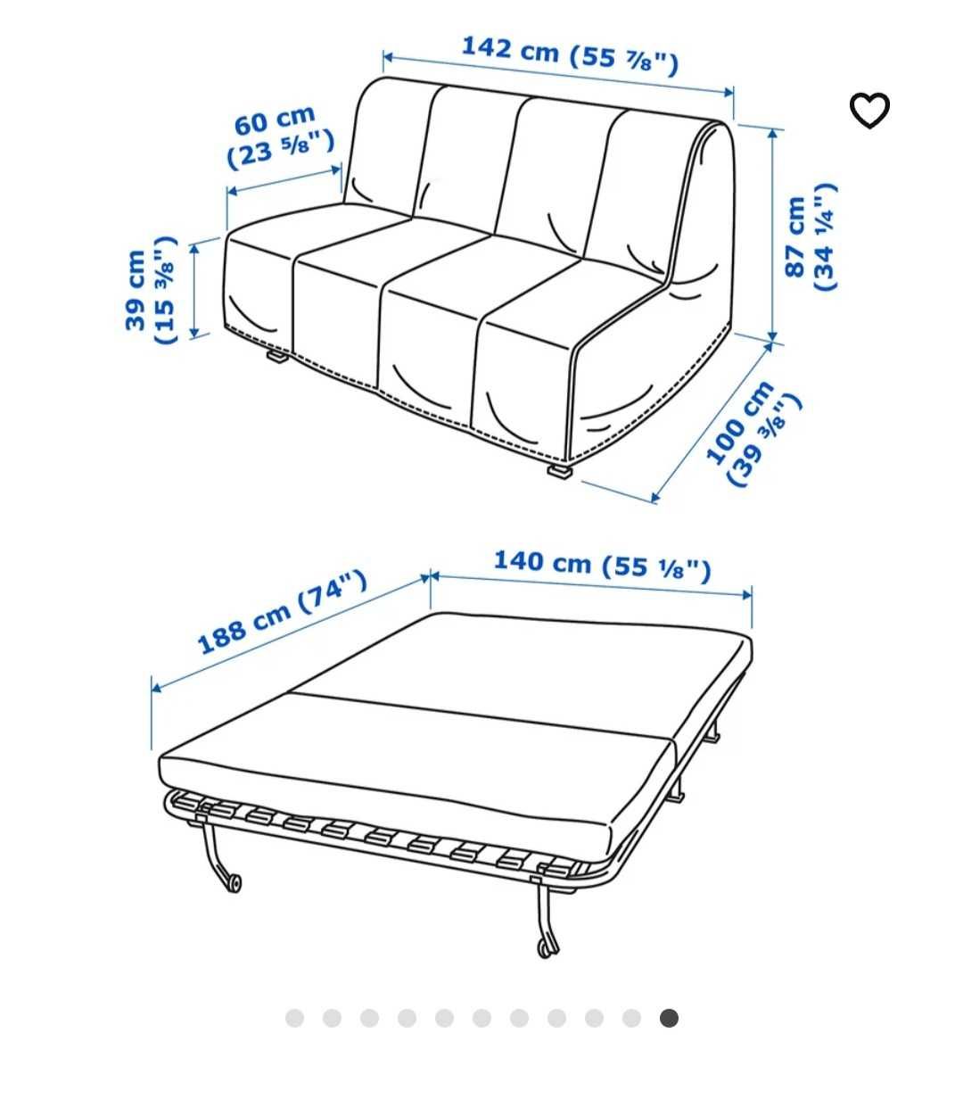 Sofá-cama (Ikea)