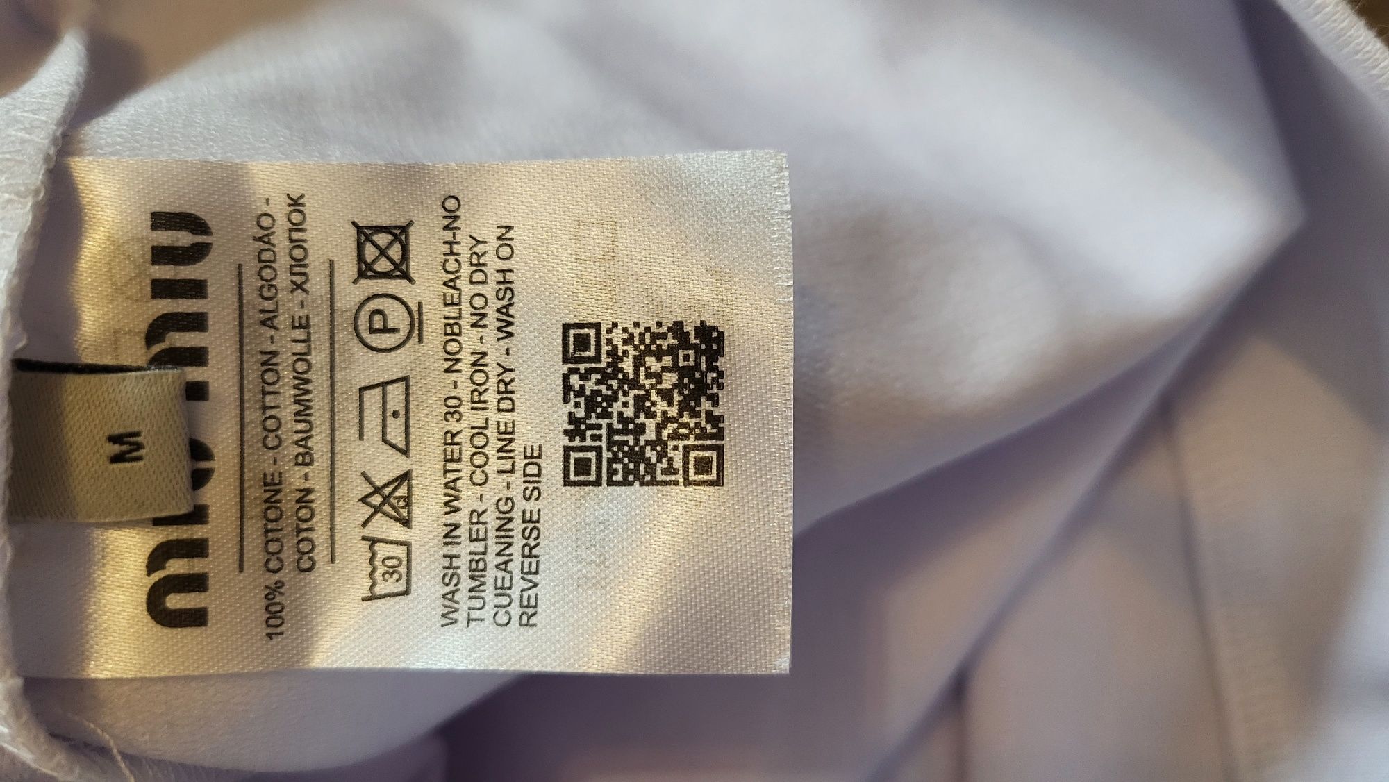 Miu miu komplet spodenki plus bluzka cudo metki S
