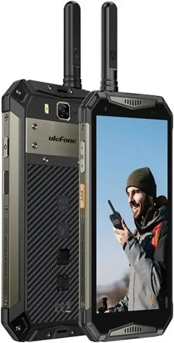 Смартфон-рація UleFone Power Armor 20WT 12/256 Black, Рація, 10850 mAh