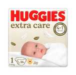 Pieluszki HUGGIES Extra Care 1 26 SZT 2-5 KG SUPER CENA OKAZJA HIT