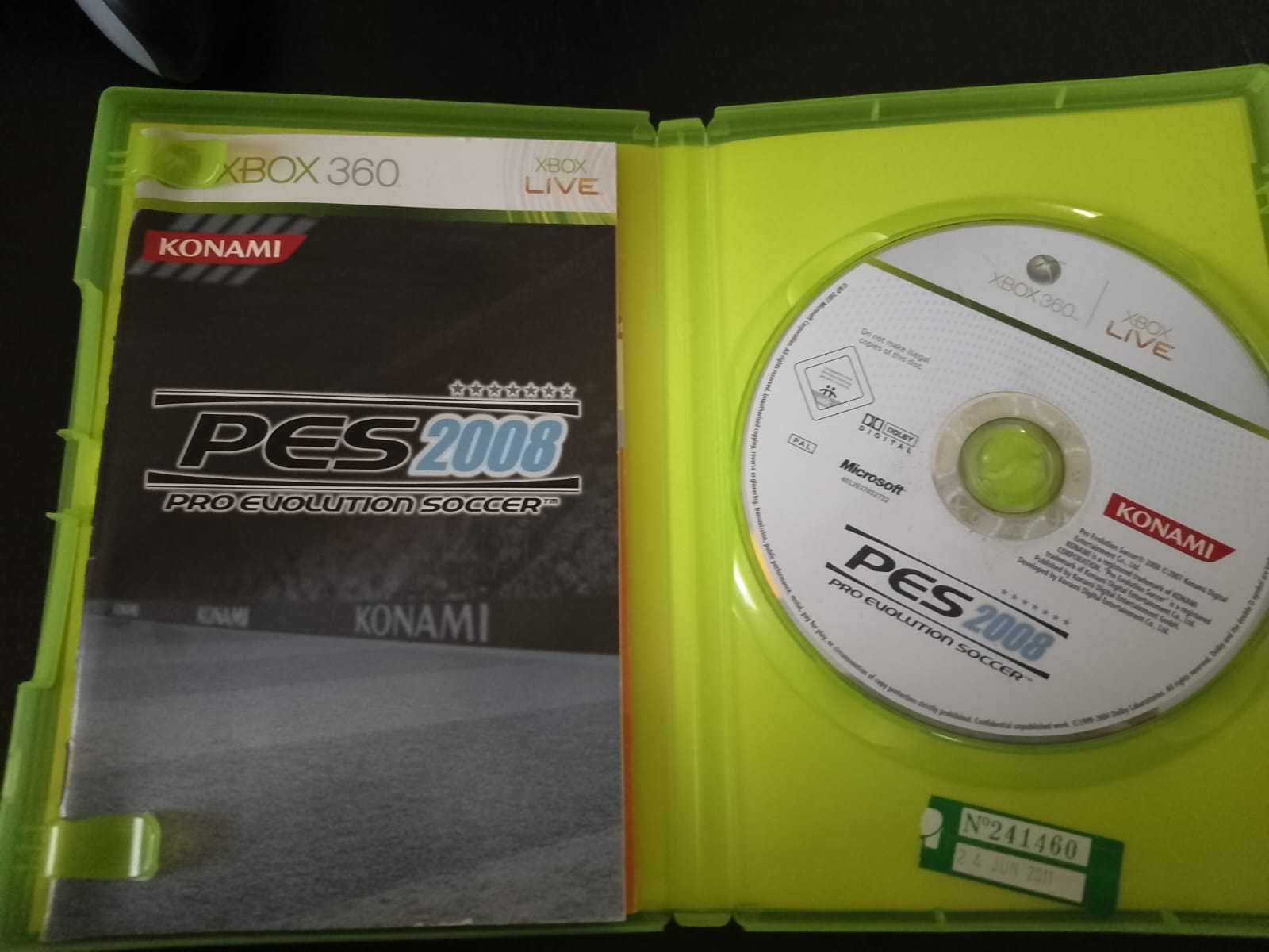 Xbox 360 com 1 comando, 1 volante e 2 jogos