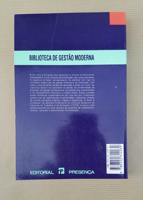 Livro Princípios de Gestão Financeira, H. Caldeira Meneses BOM ESTADO