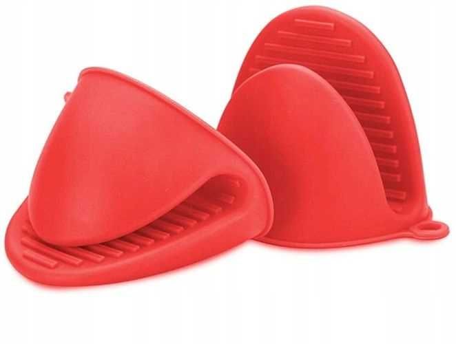 RĘKAWICE ŁAPKI KUCHENNE Silikonowe ochronne. Żaroodporne 2szt