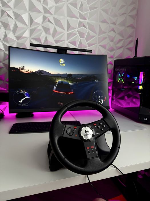 Ігрове кермо та педалі Logitech Formula Vibration Feedback Wheel