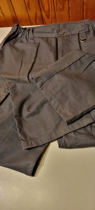 Spodnie robocze Do pasa khaki r.48