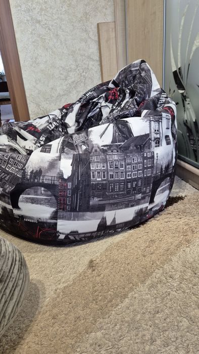 Крісло  - мішок (принт)