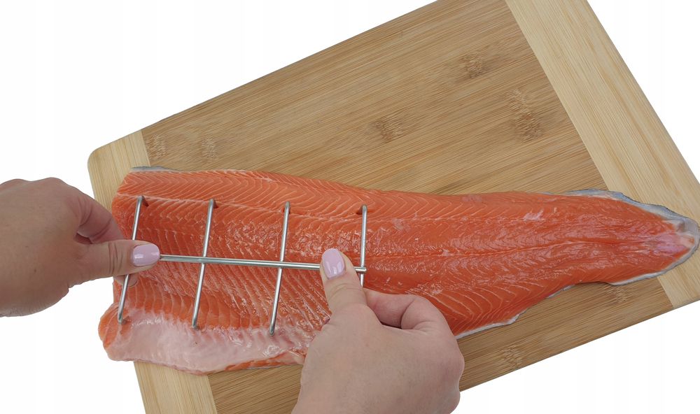 Hak Wędzarniczy Super Smoke do filetów i płatów ryb 4mm Premium 23cm