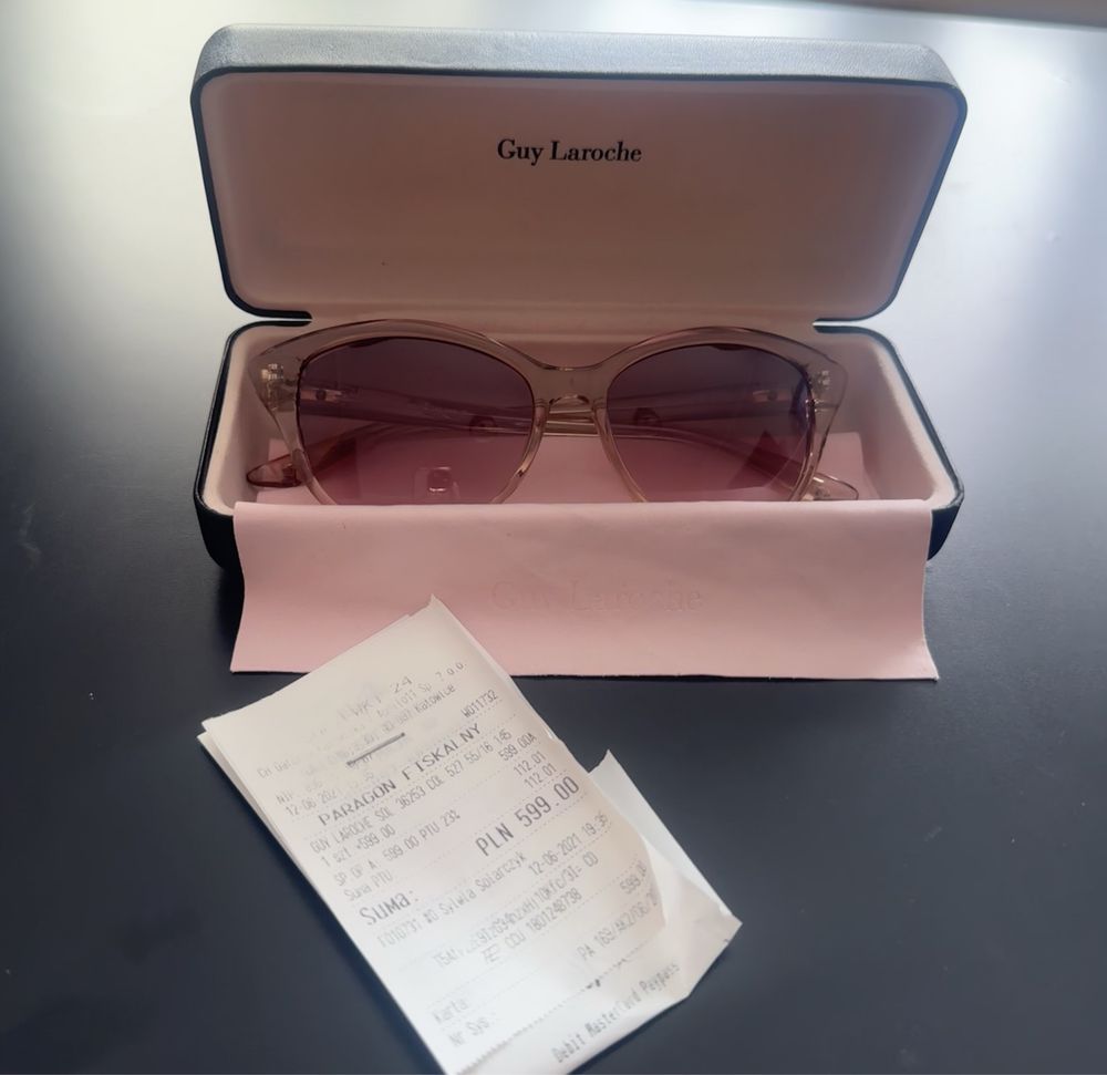 Okulary przeciwsloneczne Guy Laroche 36253 różowe 55/16