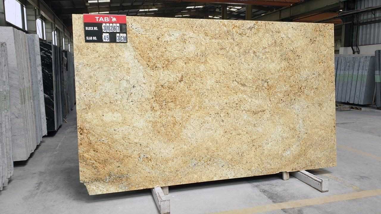 Granit Colonial Gold poler Blaty Parapety Schody