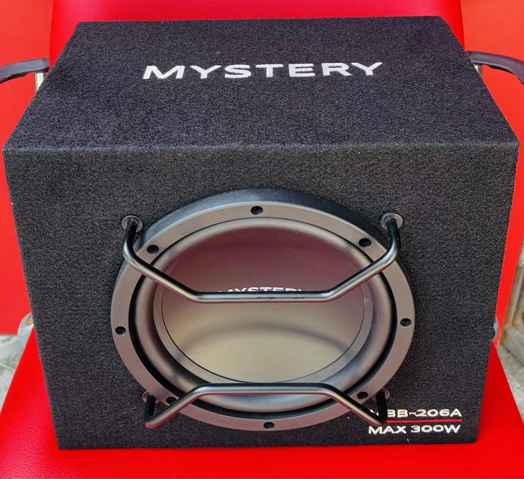 Автомобільний сабвуфер Mystery MBB-206A/Активний потужний малі розміри