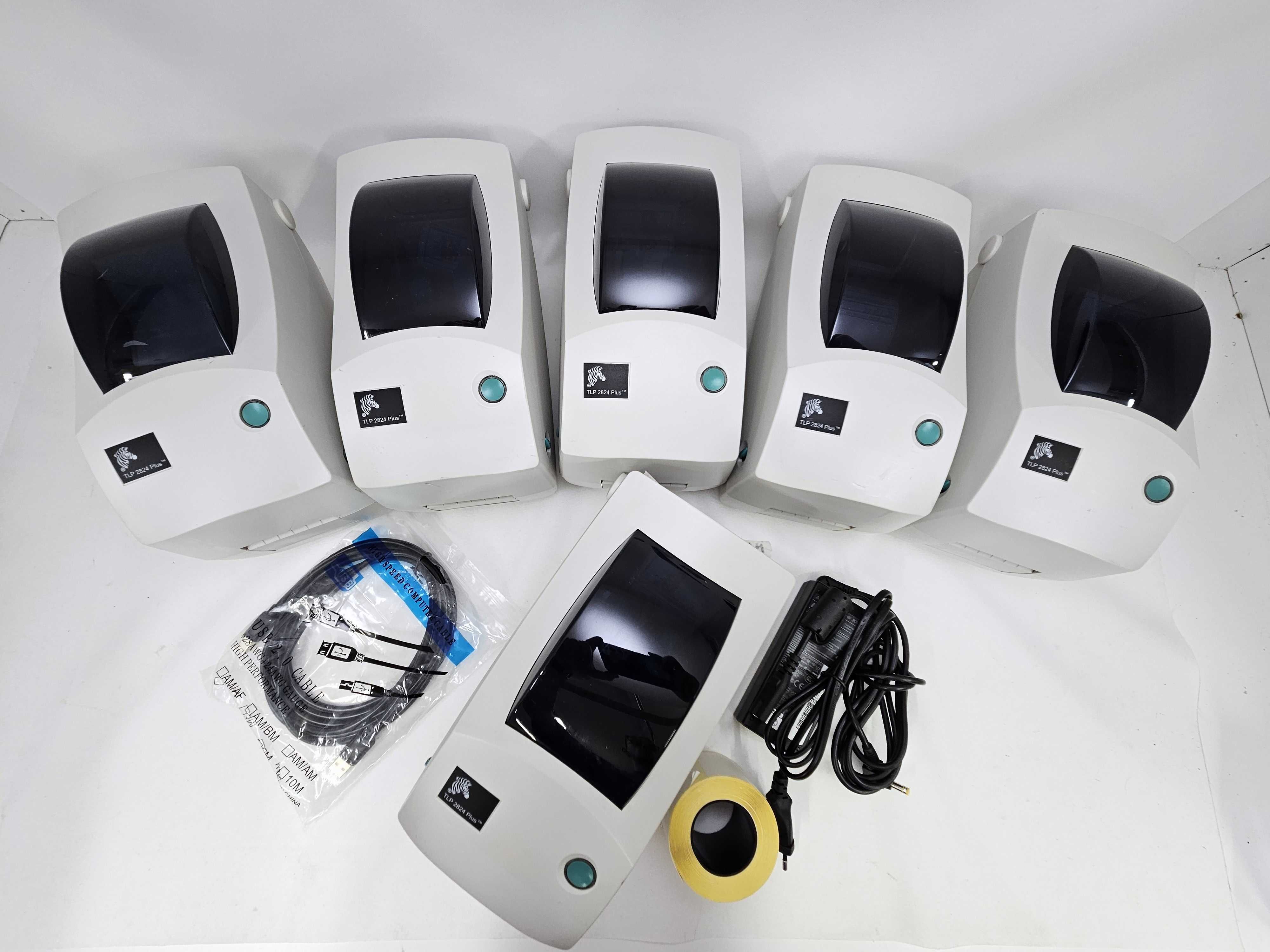 ZEBRA TLP2824 PLUS принтер етикеток термотрансферний 58мм Ethernet/USB