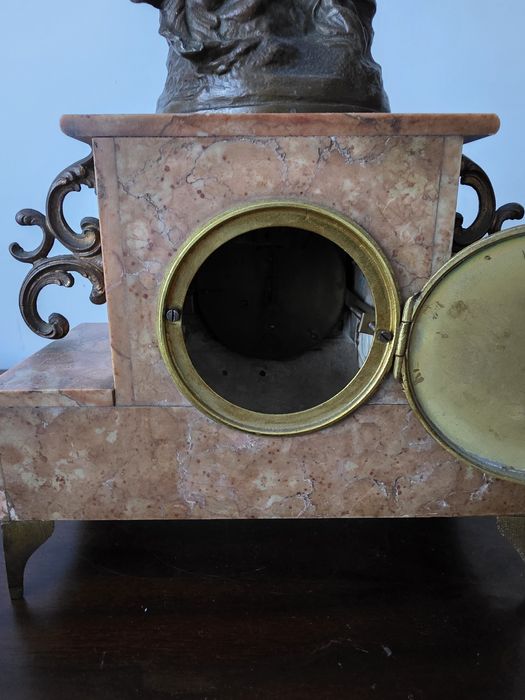 Piękny stary zegar kominkowy !!