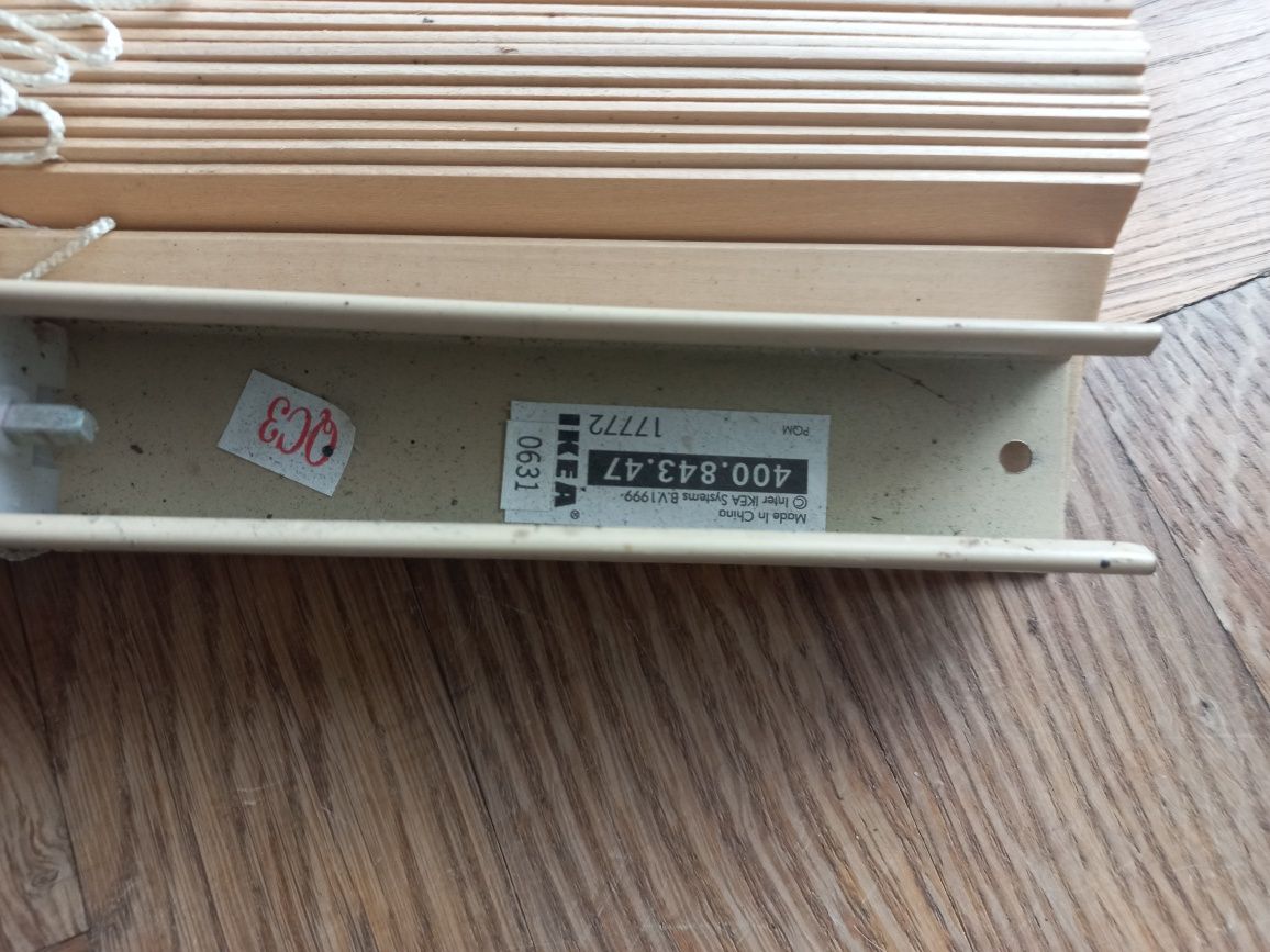 Żaluzją drewniana Ikea
