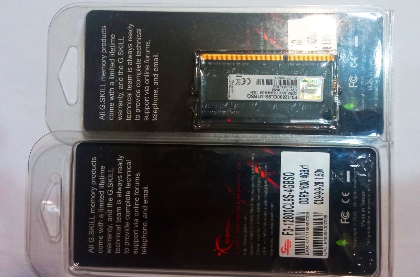 Memórias RAM DDR3 4GB 2GB