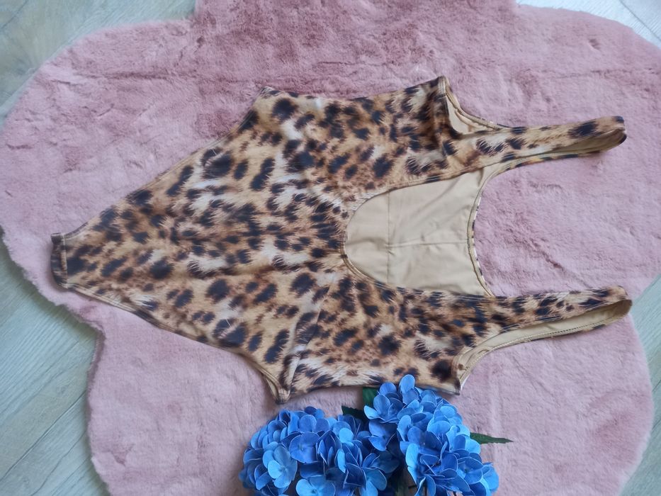 Strój kąpielowy tygrys pantera XXL Forever 21 Centkiewicz roz 44 - 46