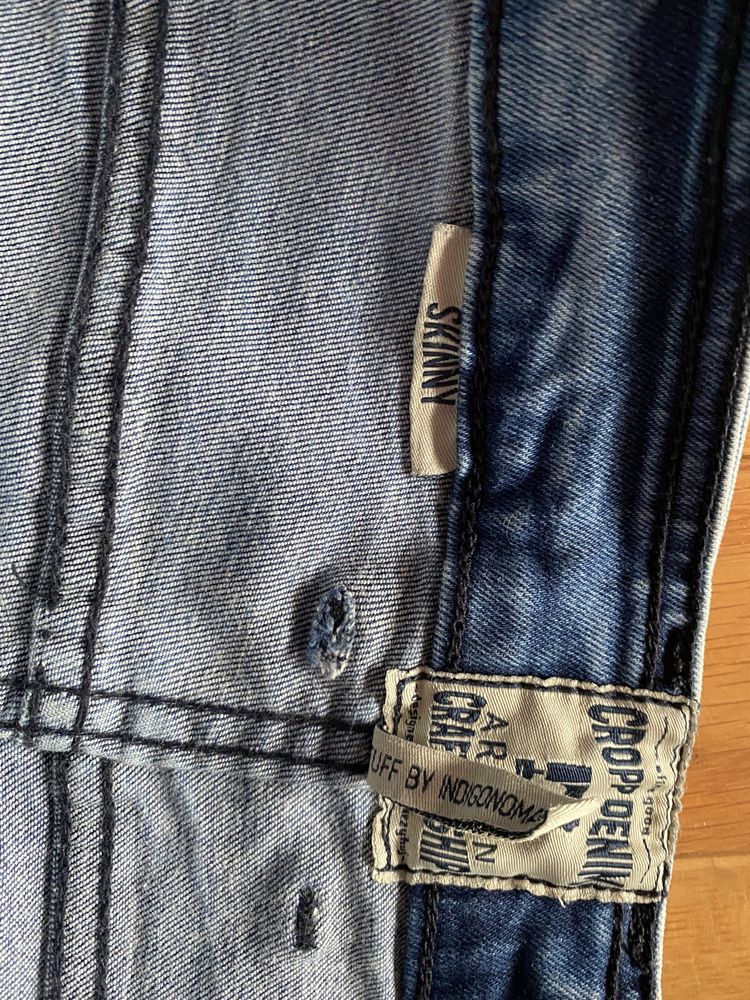 Spodnie jeansowe meskie chlopiece Cropp rozm xs/s