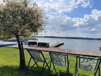 Apartament pokój nad jeziorem, Mikołajki, domek, Mazury