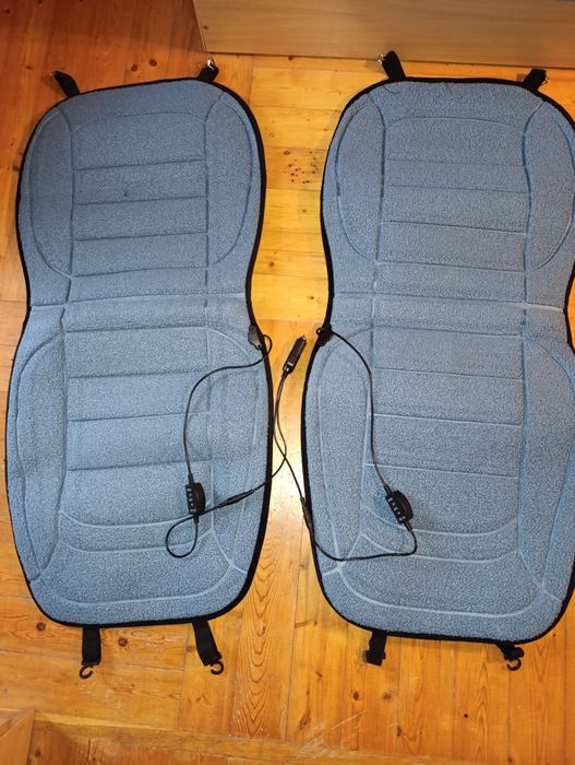 2 спарені з підігрівом накидки на 2 сидіння авто