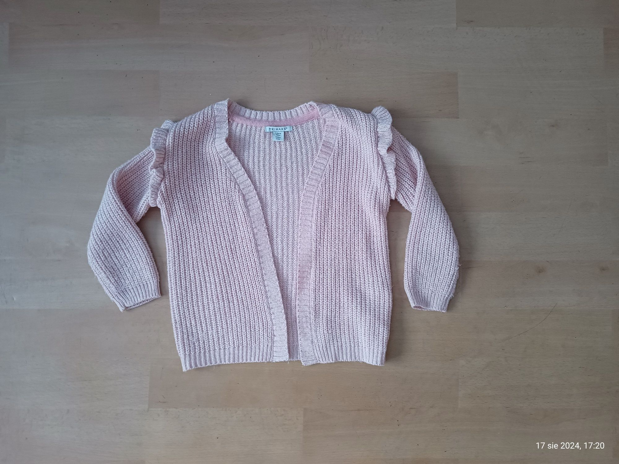 Sweter sweterek grubszy kardigan narzutka Primark