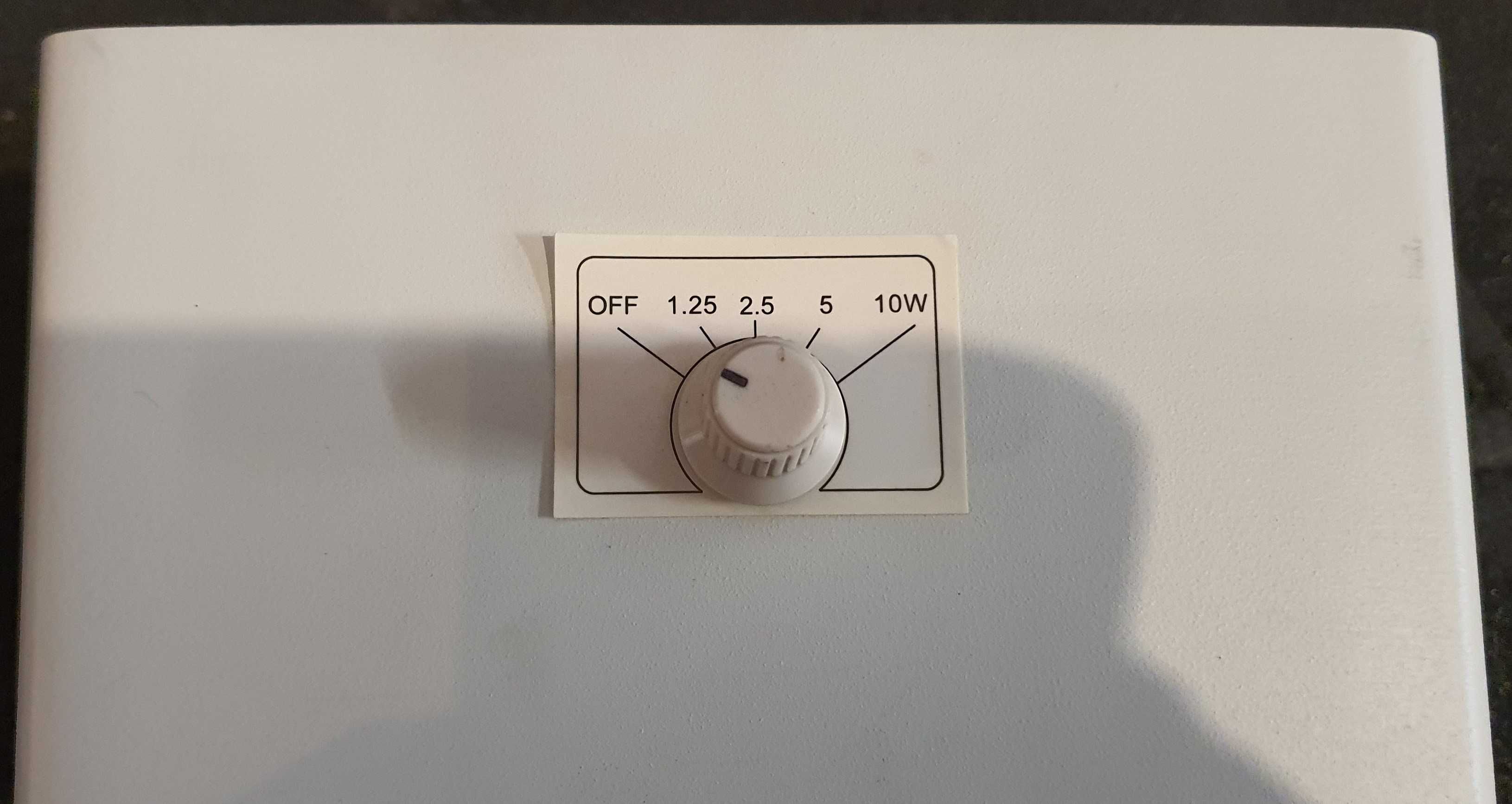 Monacor EUL 10 głośnik instalacyjny 10W/100V, biały z regulatorem