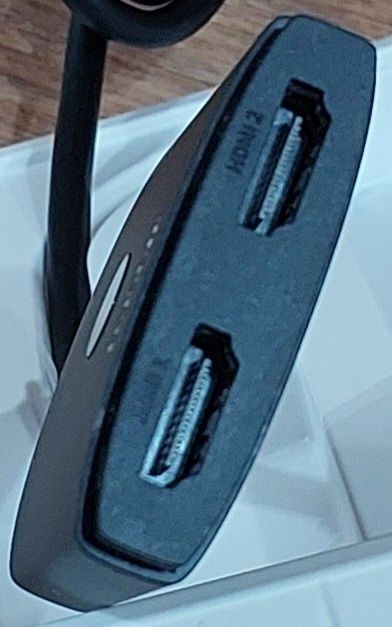 (НОВЫЙ) HDMI сплиттер коммутатор Baseus AirJoy Series 2 в 1 4K 60 Гц