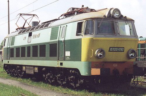 model lokomotywy ET22 unikat