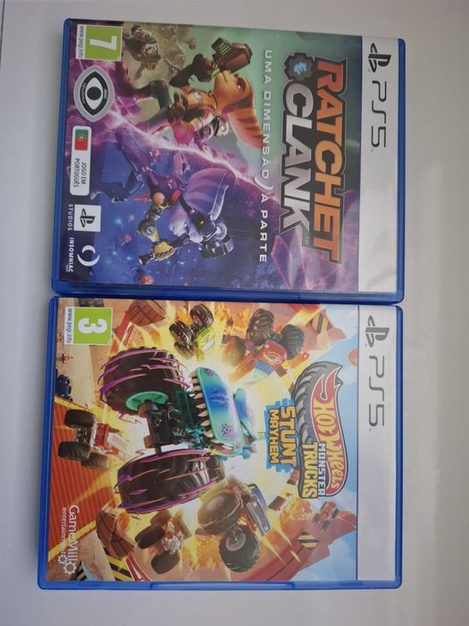 Jogos PS5 - Ratchet & Clank // HOT Wheels Monster Truck